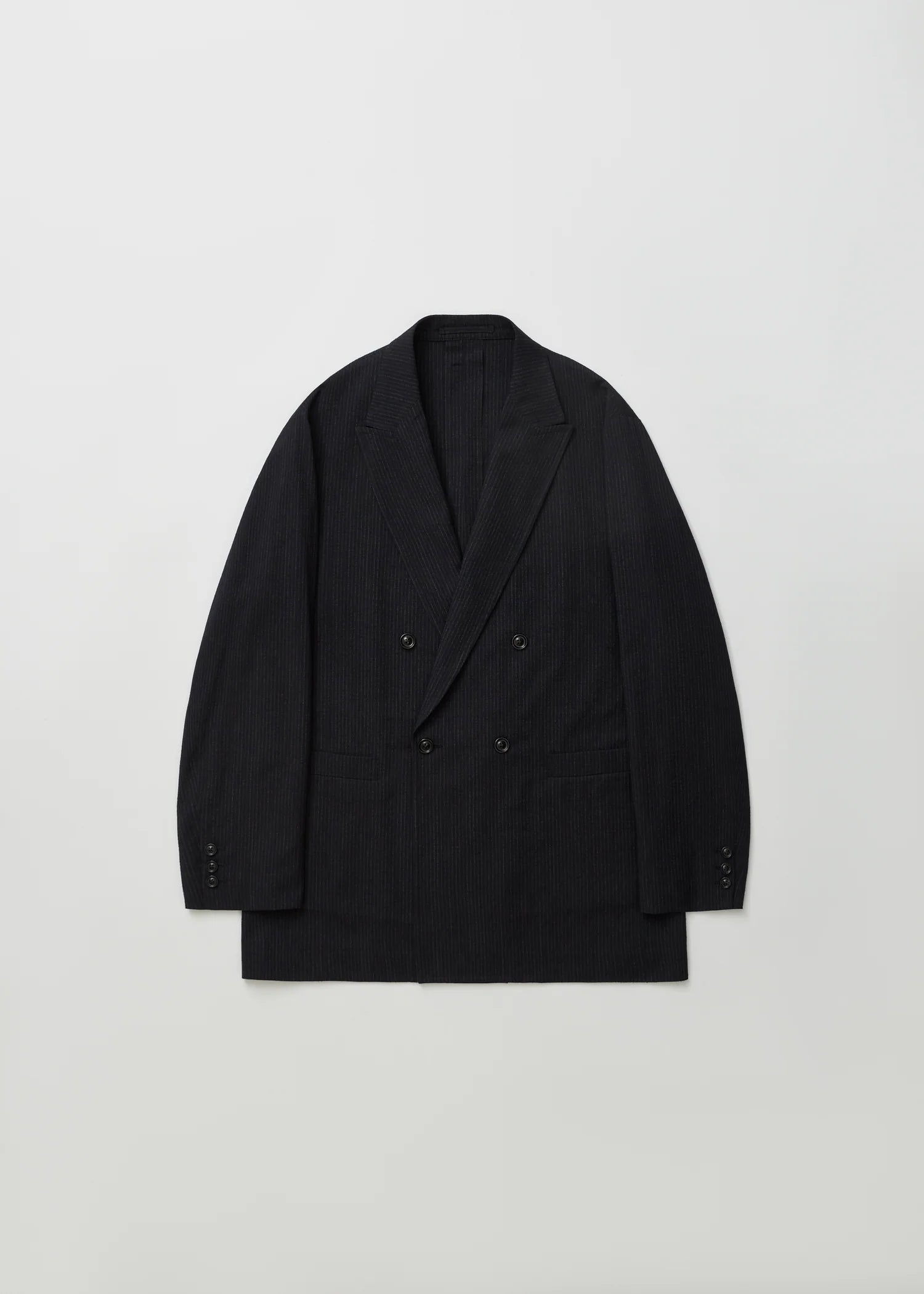 ULTERIOR / SILK WOOL STRIPED OX DB JKT